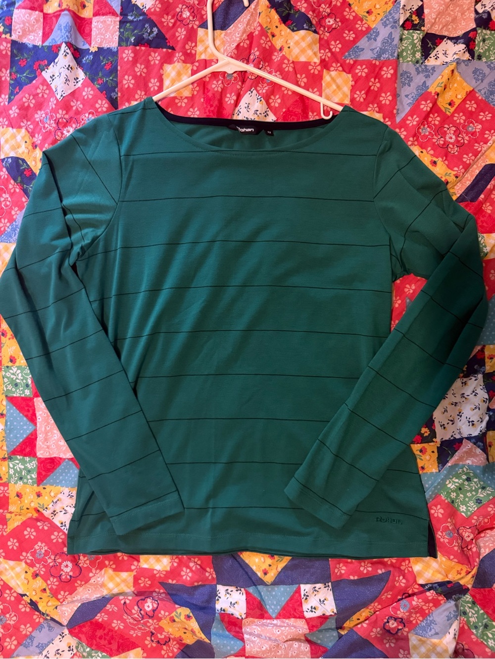 Rohan Women’s Emerald Long-Sleeve Boatneck Stripe Top